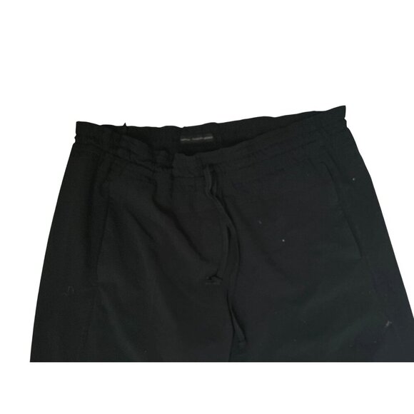 Marithé + François Girbaud Womens Drawstring Black Pants Made In Italy Size 27 - Picture 8 of 9